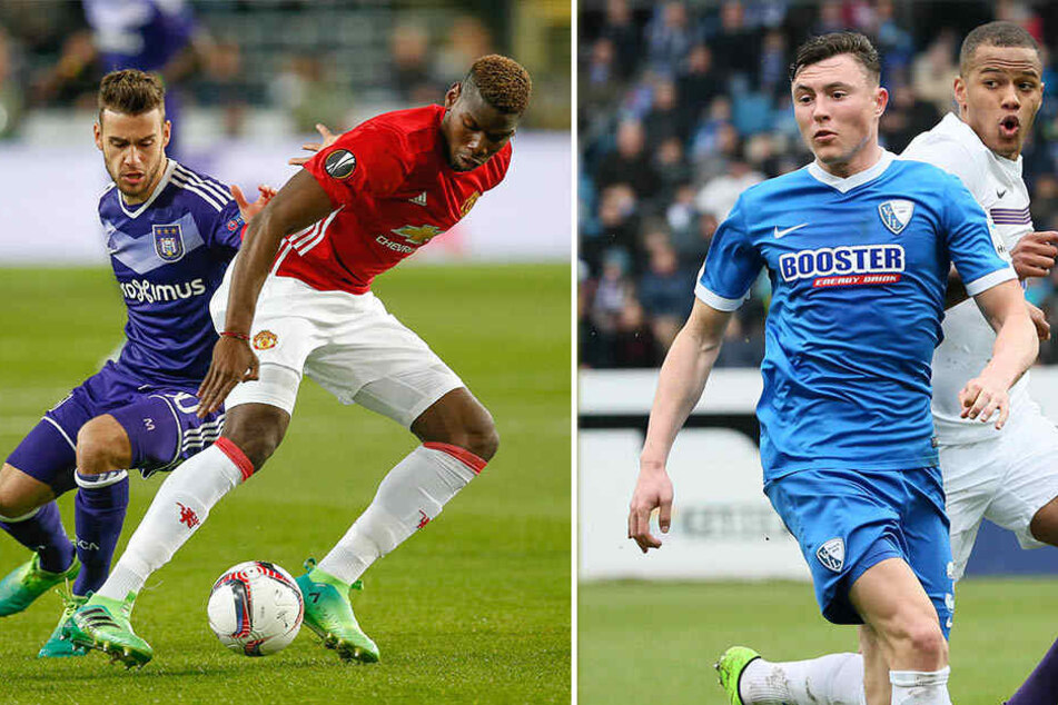 Massimo Bruno (l., Anderlecht) entwickelte sich ebenso wie Nils Quaschner (blaues Trikot, Bochum) schnell zur Stammkraft. Möglich, dass beide dort bleiben, wo sie gerade sind.