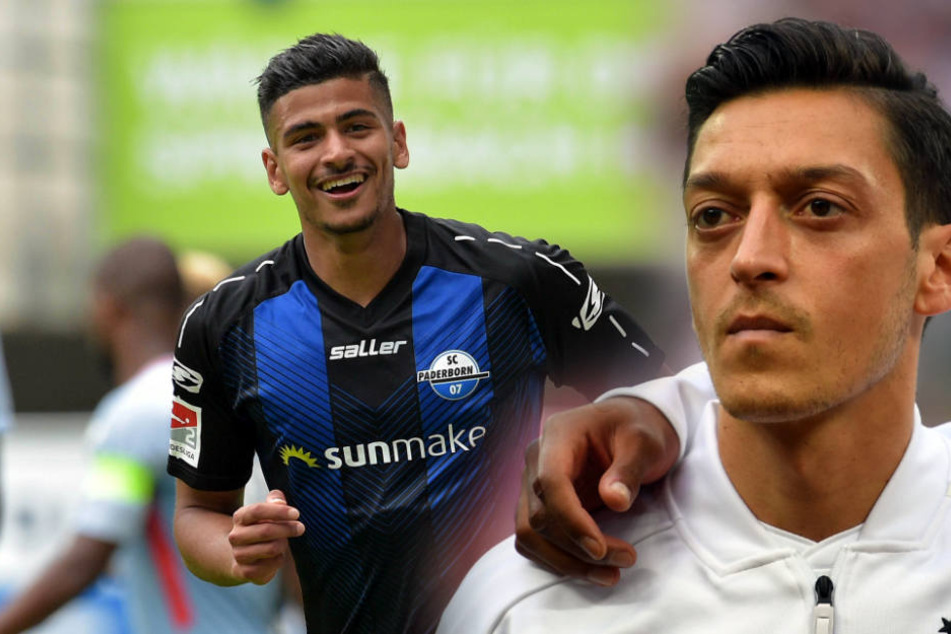 Mohamed Dräger (links) kann Mesut Özil gut verstehen.