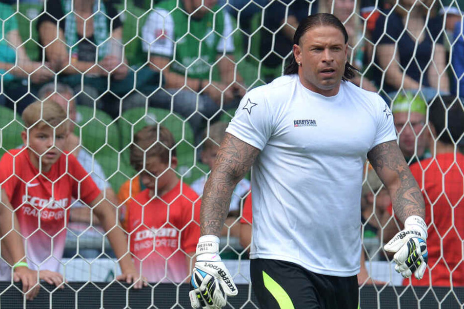 Tim Wiese stand bei einer Benefizveranstaltung im Tor.