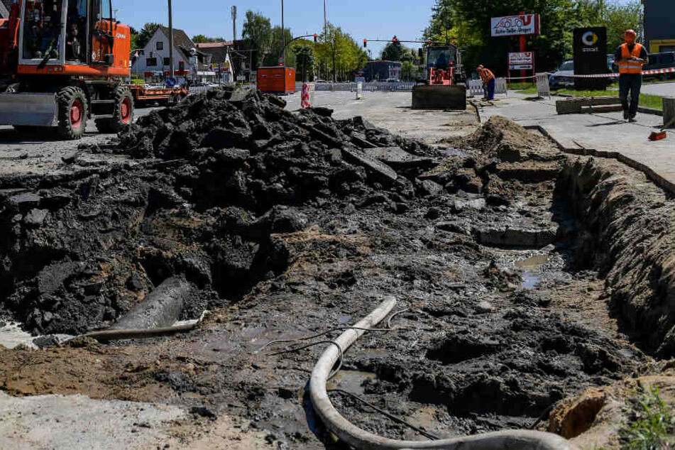 Bis Ende Mai sollen die Bauarbeiten andauern.