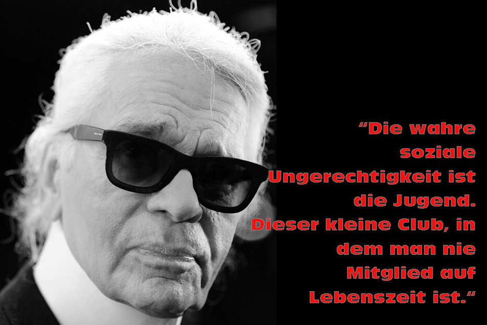 Geliebt wurde Karl Lagerfeld auch für all seine Sinn-Sprüche.