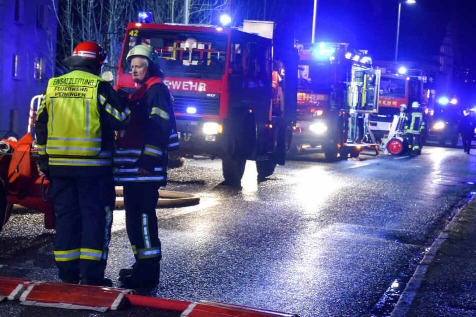 Mit einem Großaufgebot waren die Einsatzkräfte im Einsatz.