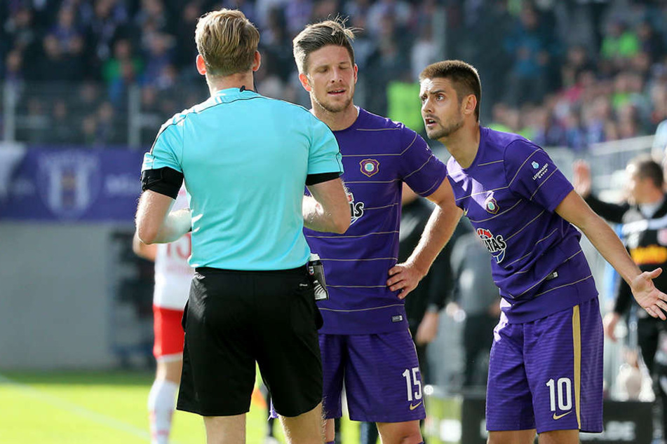 Nach einem Einwurf, der im Gesicht eines Mitspielers landete, sah Dimitrij Nazarov am Sonntag rot.