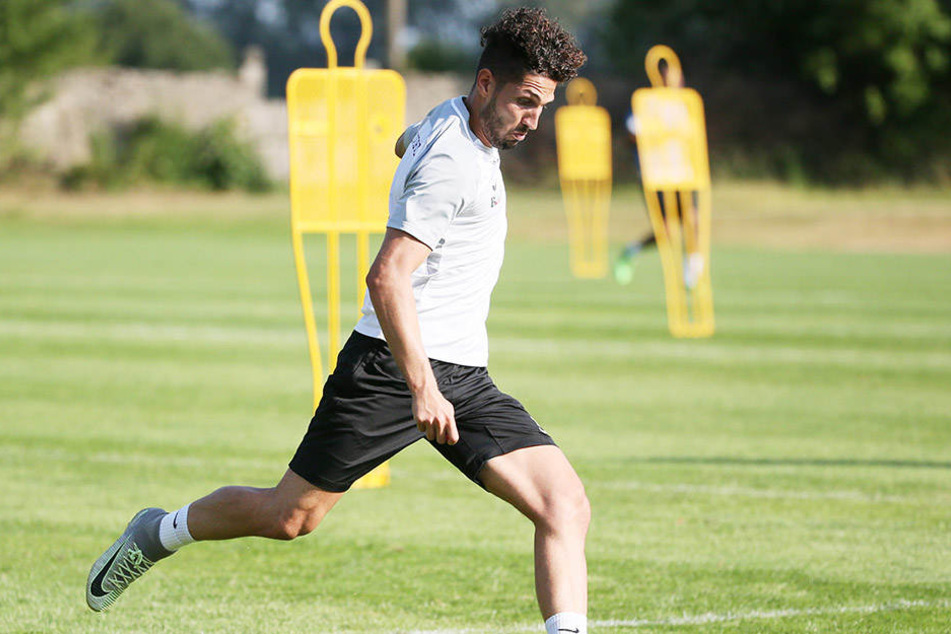 Fabio Kaufmann will sein Können zeigen und gibt im jeder Trainingseinheit Vollgas.