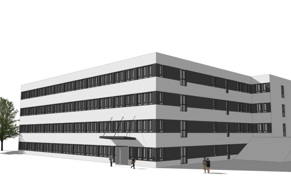 An der "Konsequenz" entsteht ein neues Bürogebäude.