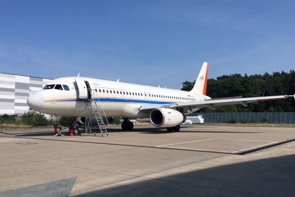 Das DLR-Forschungsflugzeug vom Typ A320.