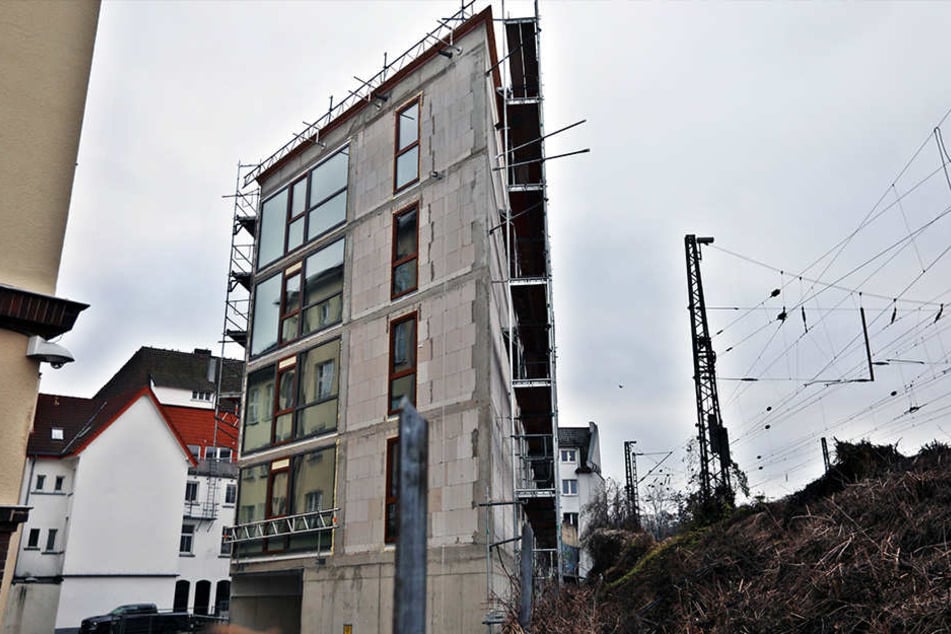 Der Rohbau für das Studentenwohnheim steht schon lange.
