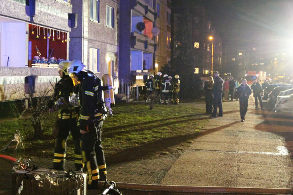 Im Keller des Wohnhauses brannte es.