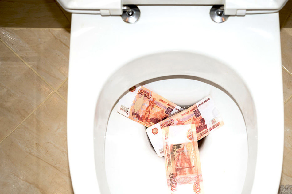 In der Schweizer Stadt Genf wurden Toiletten mit Geldscheinen verstopft. (Symbolbild)