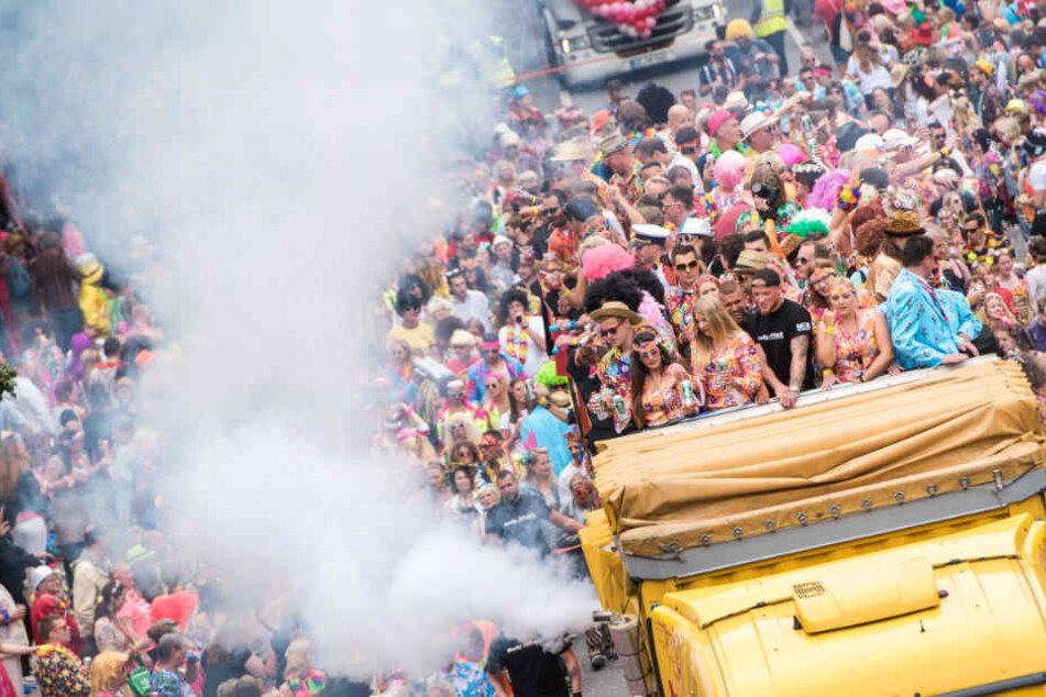 Schlagermove 2018: Bilder wie dieses wird es in Hamburg vielleicht bald nicht mehr geben.