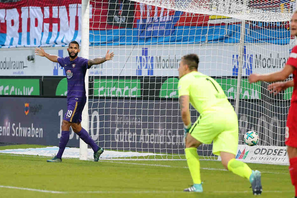 Da war die Welt noch in Ordnung. Cebio Souku traf zum zwischenzeitlichen 1:1.