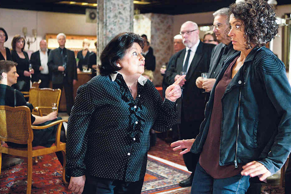 Da erschreckt sich Lena Odenthal: Ulrike Folkerts (55) trifft heute auf Laien-Darsteller wie Malou Mott als Sophie Fetter.