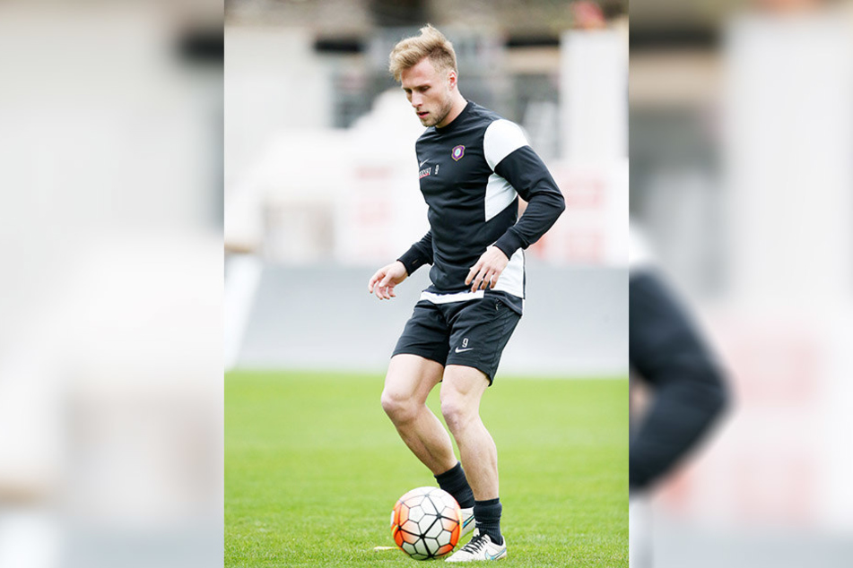Max Wegner ist wieder am Ball und trainiert mit der Mannschaft.