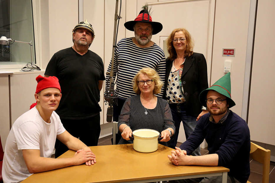 Die Macher des neuen Hörspiels mit dem Räuber Hotzenplotz.
