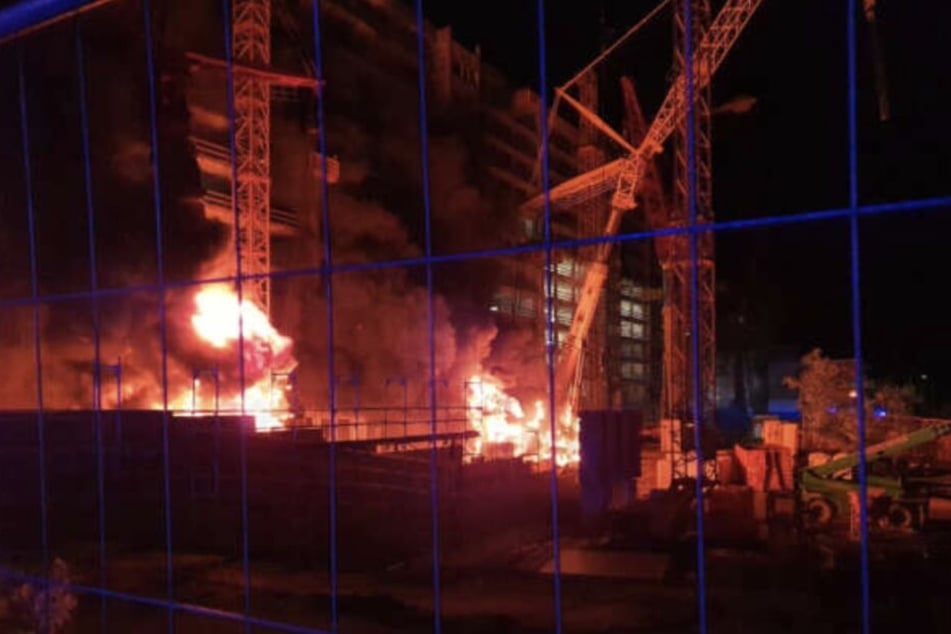 Anfang Oktober brannten mehrere Baukräne auf einer Großbaustelle im Leipziger Osten.