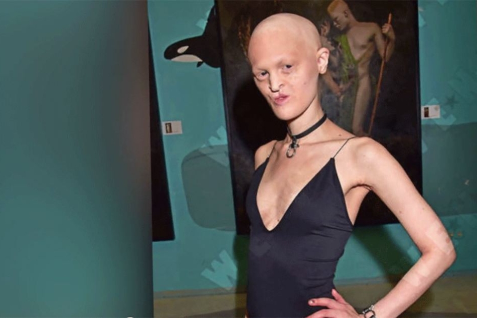Melanie Gaydos ist ein gefragtes Fotomodell und zu Gast auf der Berliner Fashion Week.