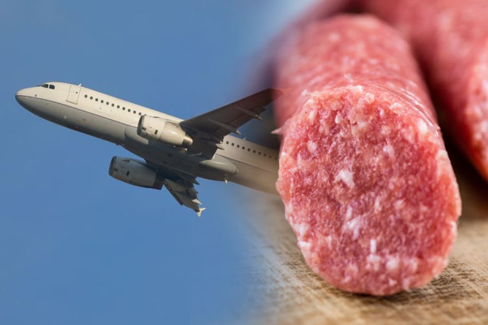 Wer eine Mettwurst im Handgepäck dabei hat, kommt nicht ins Flugzeug. (Symbolbild)