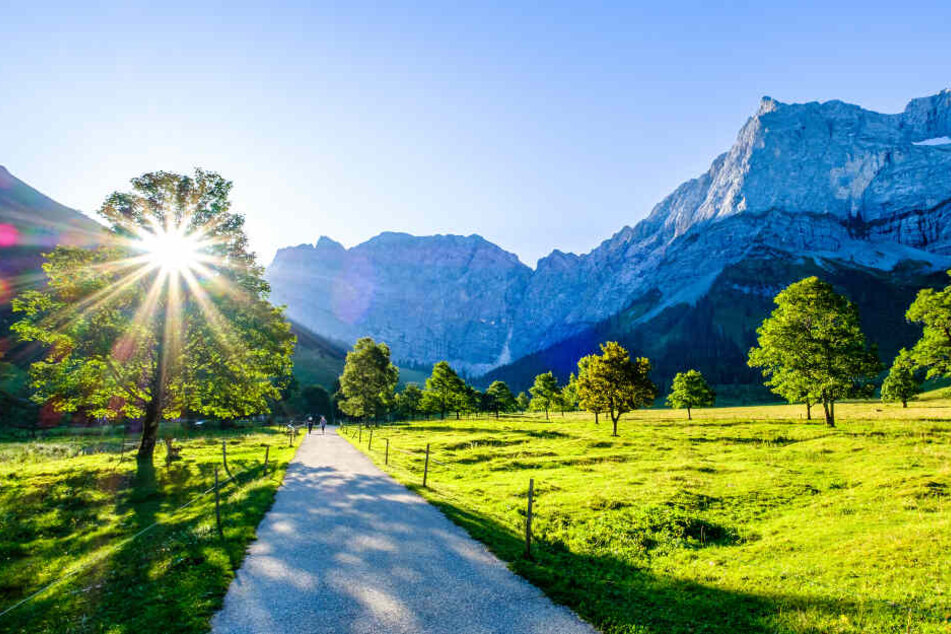 Sonnige Aussichten am Wochenende.
