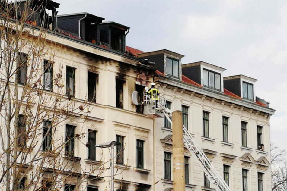 Bei dem Brand kam eine Frau (40) ums Leben.