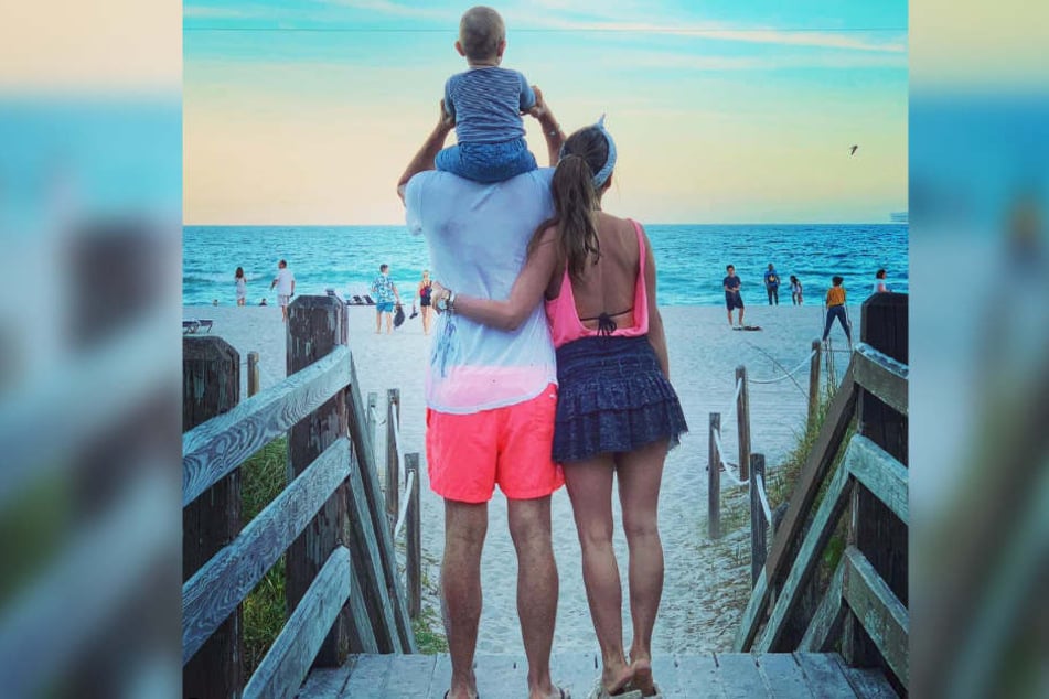 Familie Carpendale genießt ihren Urlaub in Florida.
