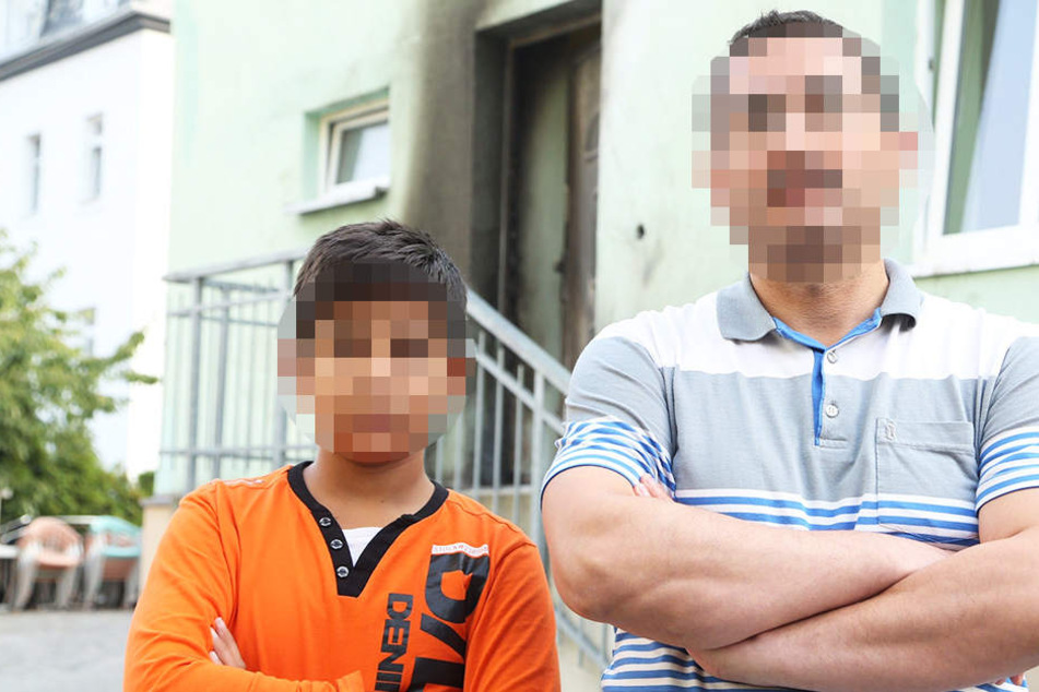 Hamza Turan (re.) mit Seinem Sohn Ibrahim Ismail.