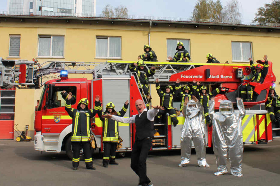 Das Musikvideo zu "Zusammen" ist in der Bornaer Wehr entstanden.