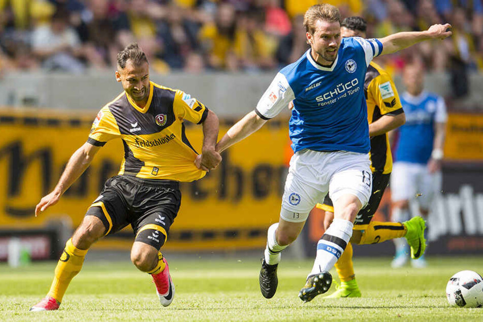 Julian Börner erzielte bei Dynamo Dresden den wichtigen 1:1-Ausgleichstreffer.
