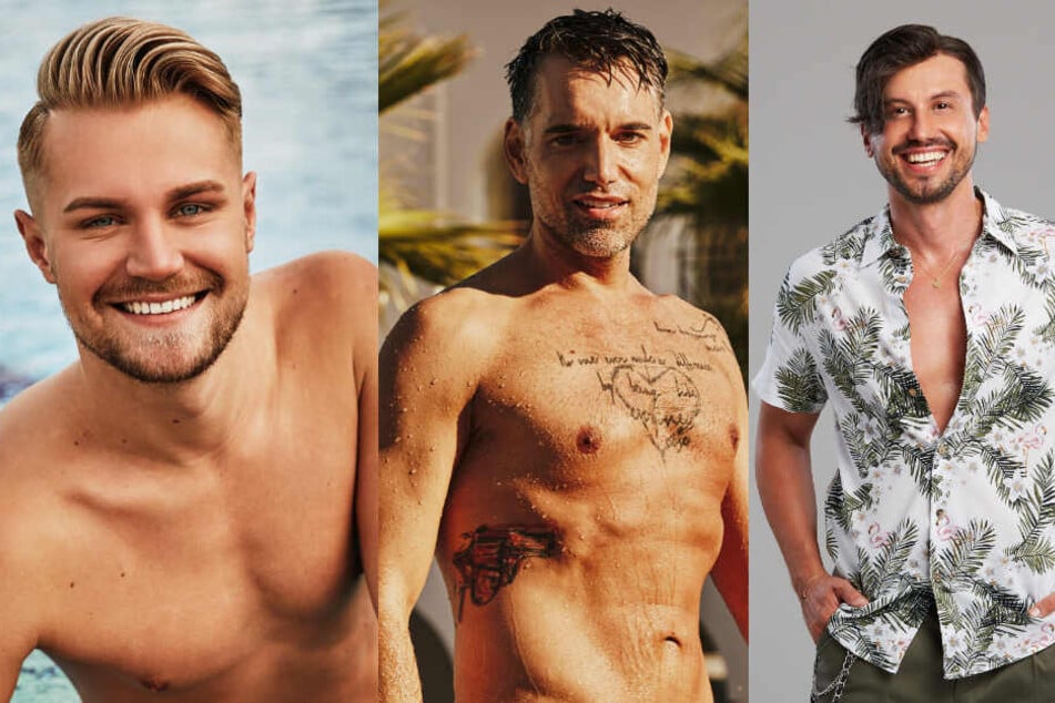 v.l.n.r.: Colgate-Aaron, Visagist Adrian und Romantiker Alexander.