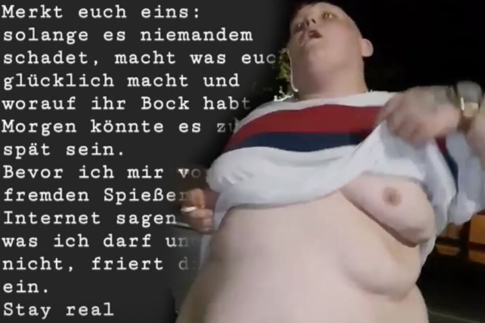 Exsl95 zog blank - und schenkte den Hatern ein. (Fotomontage)