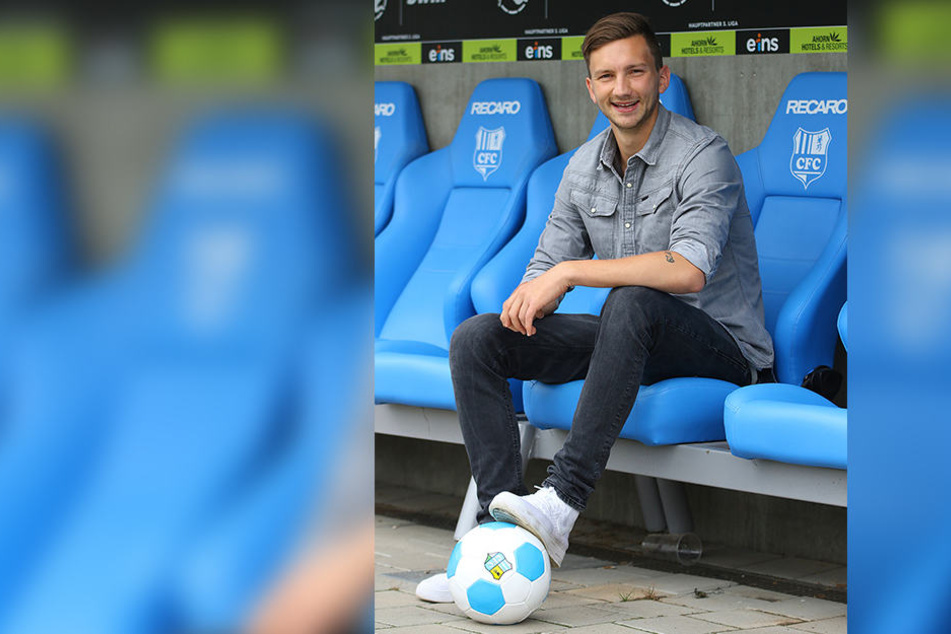 Matti Langer (28) freut sich auf die Zeit beim CFC.