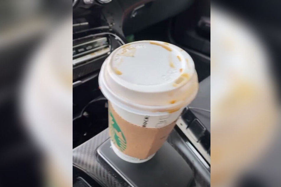 Dieser Kaffeebecher ist der Übeltäter. (Screenshot)