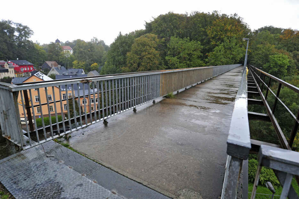 Die Brücke soll nach der Sanierung auch als Radweg genutzt werden. Dafür wird der Weg über das Viadukt verbreitert.