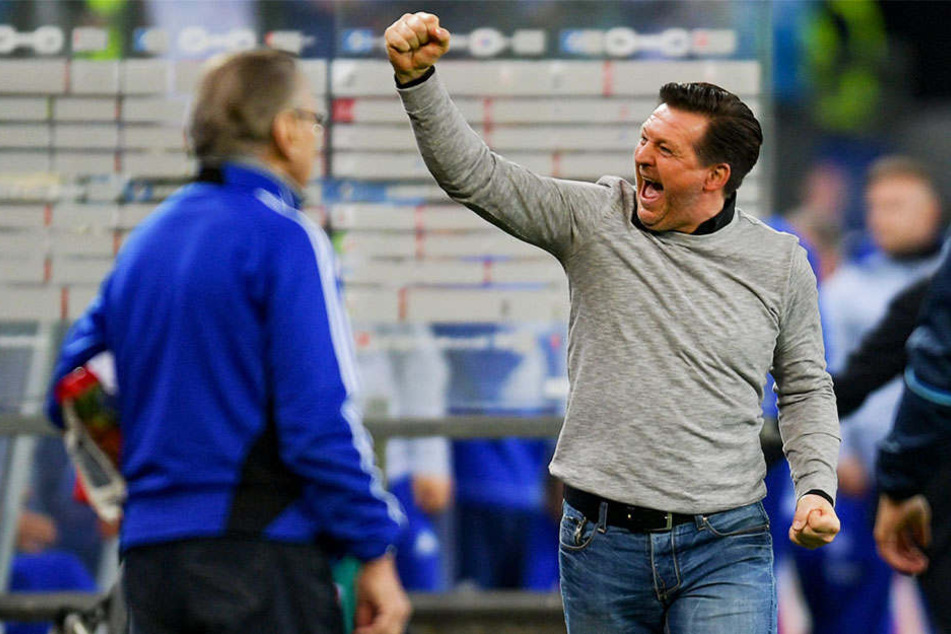 Wird Christian Titz auch in Hoffenheim so jubeln können?