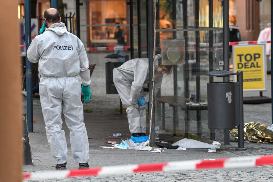 Ermittler der Spurensicherung vor Ort in Ravensburg.