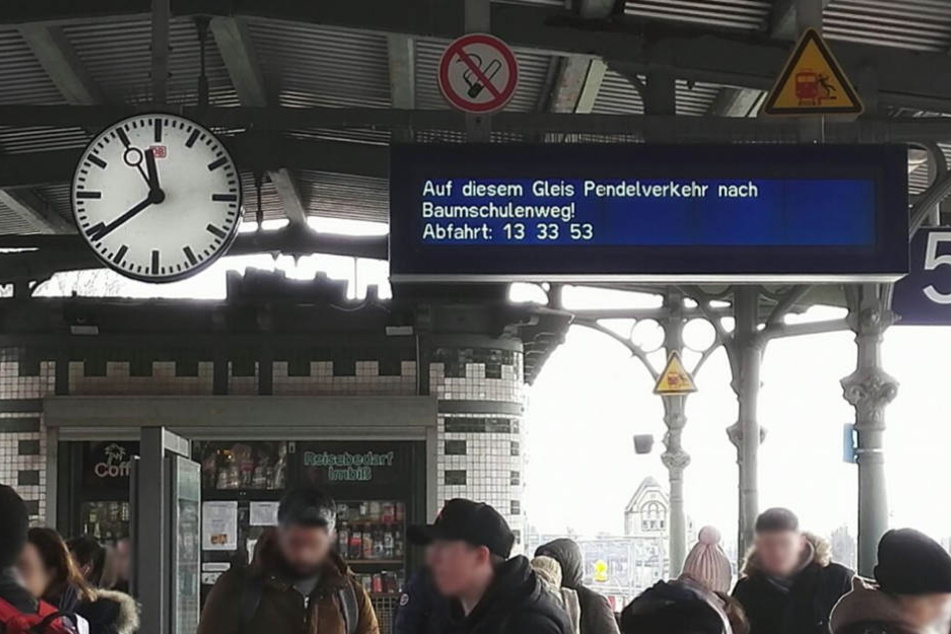 Eine Anzeige, die Mut machte, sich aber dann doch als Mogelpackung herausstellte: Doch kein Pendelverkehr.