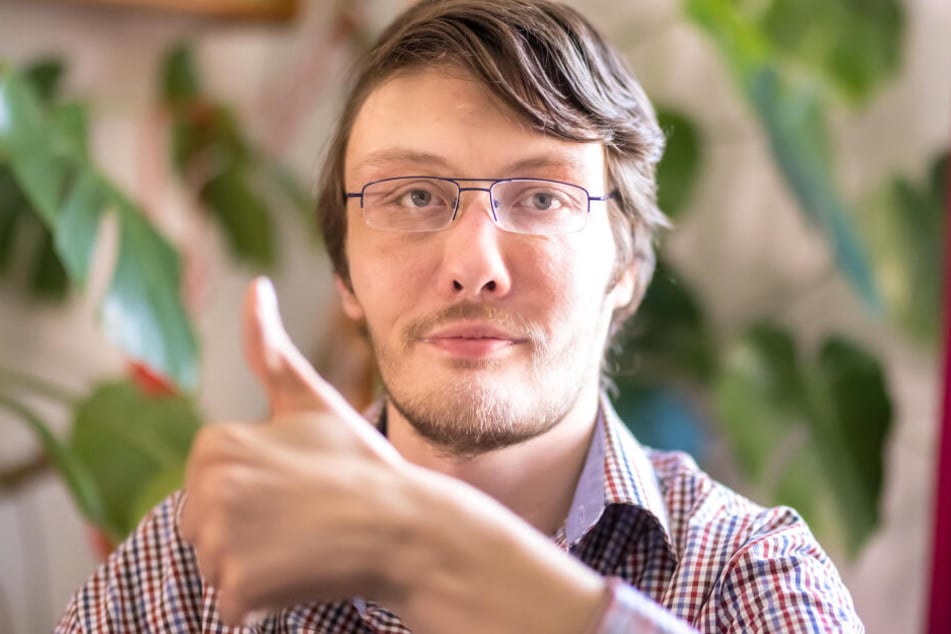 Jetzt kann es losgehen: Marco Nuglisch (30) freut sich über die Zusage vom Jobcenter.