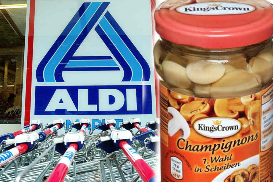 In einigen der Gläsern könnten Glassplitter sein. Aldi Nord ruft Champignons zurück.