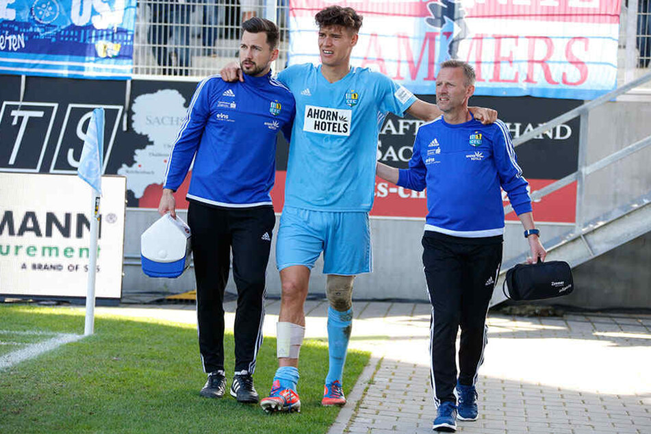 Nach 82 Minuten musste Myroslav Slavov verletzt ausgewechselt werden.