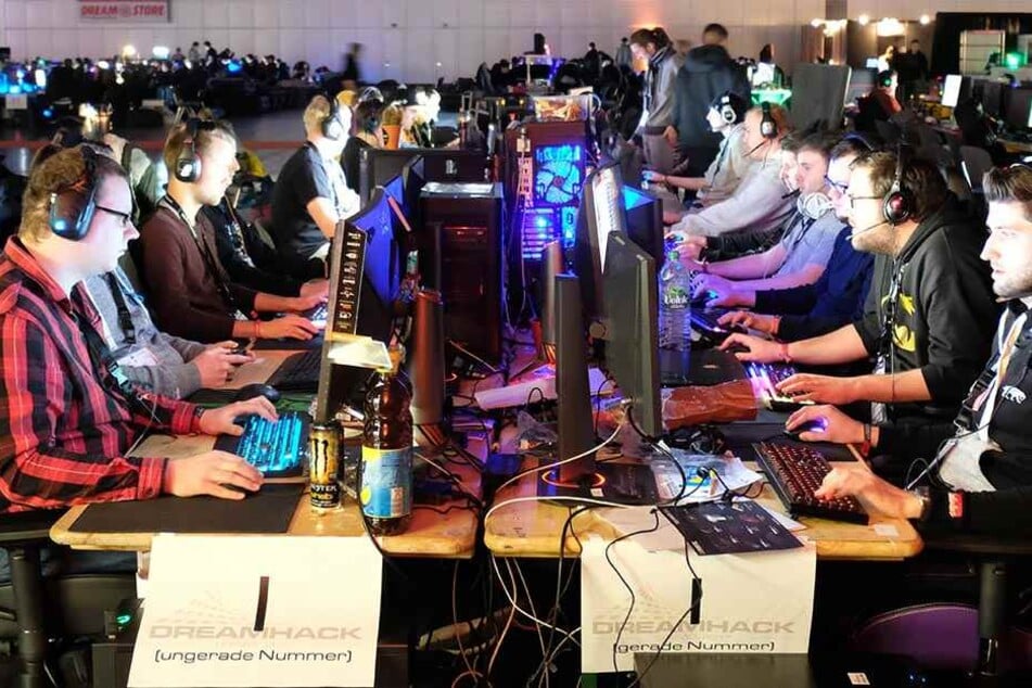 Bei der Dreamhack-LAN-Party können die Besucher 56 Stunden am Stück zocken.