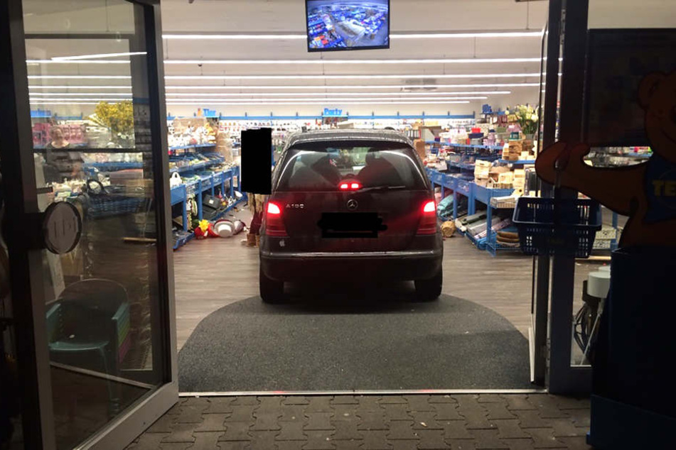 Perfekt eingeparkt: Der Wagen des Fahranfängers.