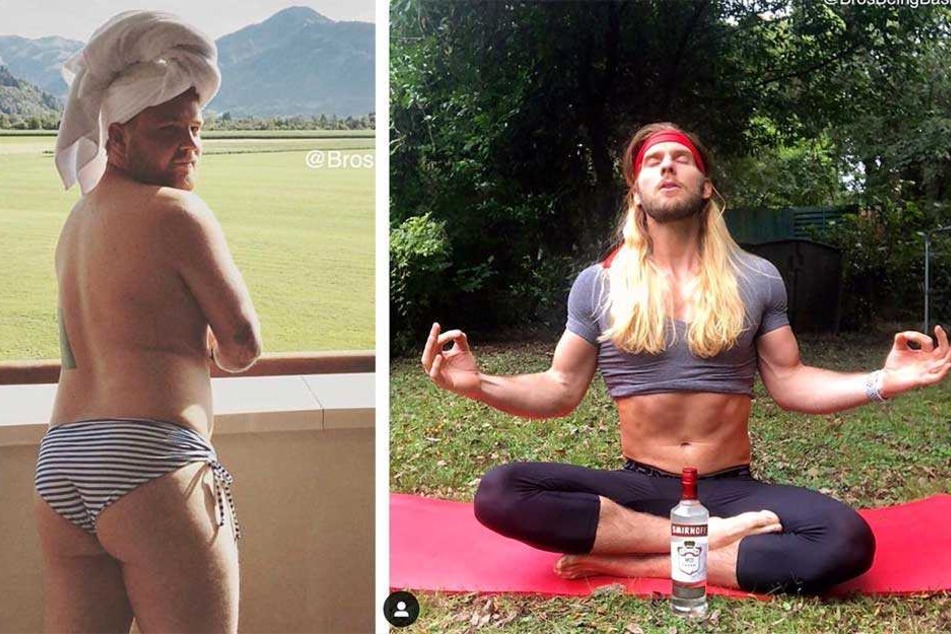 Männer in Posen von verträumt-sexy Influencerinnen.