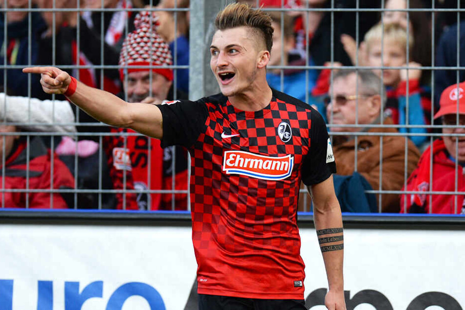 Maximilian Philipp reifte beim SC Freiburg unter Trainer Christian Streich zu einem guten Bundesliga-Stürmer heran.