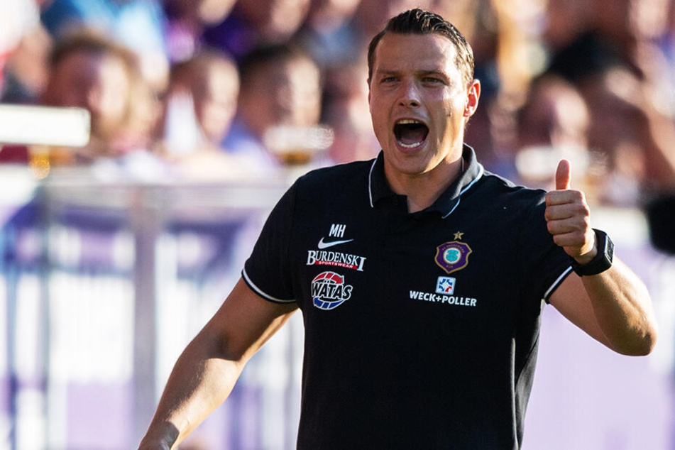 Daumen hoch: Interimscoach Marc Hensel konnte mit dem Auftritt seiner Mannschaft gegen die Übermacht aus Stuttgart absolut zufrieden sein.