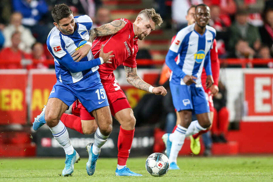 Vergangenheit und Gegenwart: Unions Andrich spielte zwölf Jahre bei Hertha BSC.