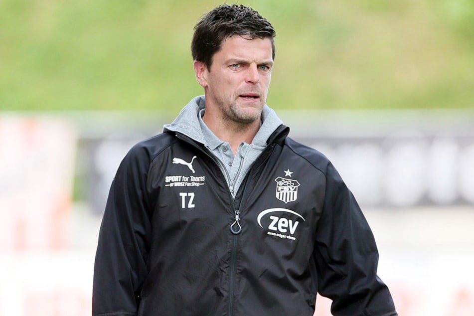 Auch Zwickaus Trainer Torsten Ziegner war von der Zuschauerzahl wenig begeistert.