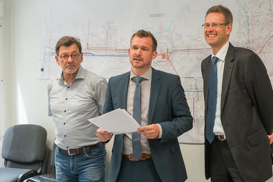 Ist fachlich für die Pläne
der Stadt verantwortlich:
Baubürgermeister
Raoul Schmidt-Lamontain
(40, Grüne, Mi.).