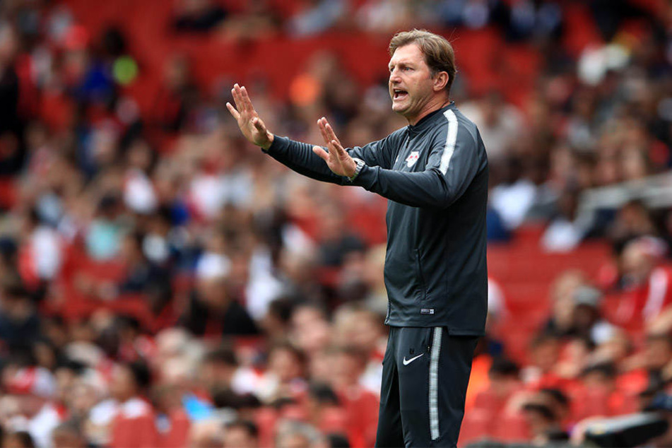 RB-Coach Ralph Hasenhüttl zeigte sich sehr zufrieden mit der Leistung seiner Jungs in London.