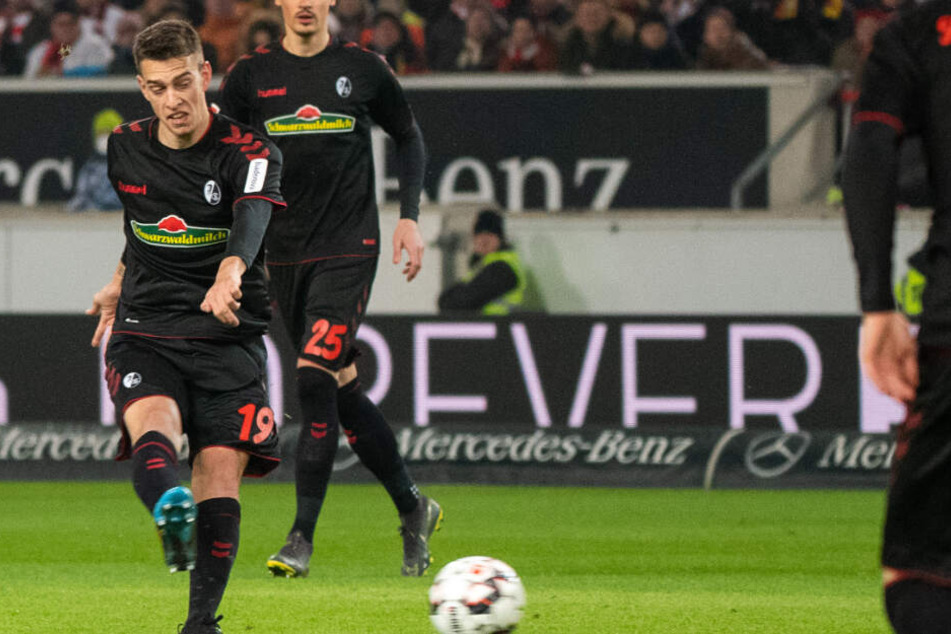 Schießt das 1:0 für den SC Freiburg in der vierten Minute: Janik Haberer.