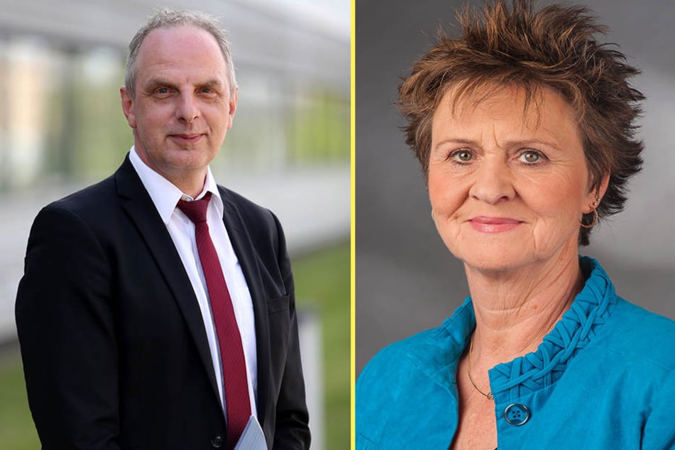 Detlef Müller (SPD) freut sich über seinen Sitz im Verkehrsausschuss. Die Zwickauer Abgeordnete Sabine Zimmer (Linke) ist Vorsitzende des Familienausschusses.