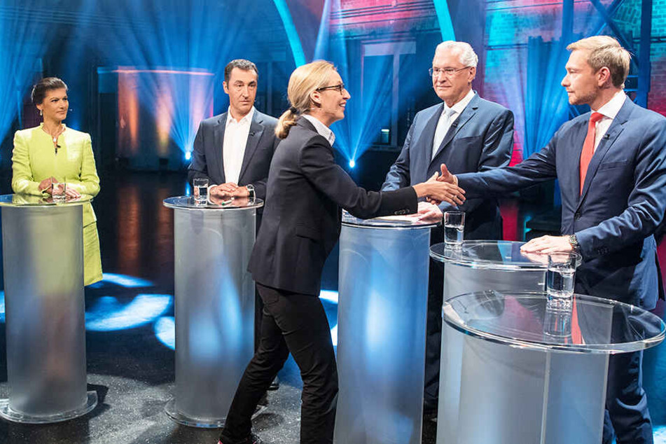 Bei dem Fünfkampf ging es wesentlich lebhafter zu als bei Duell Merkel gegen Schulz.